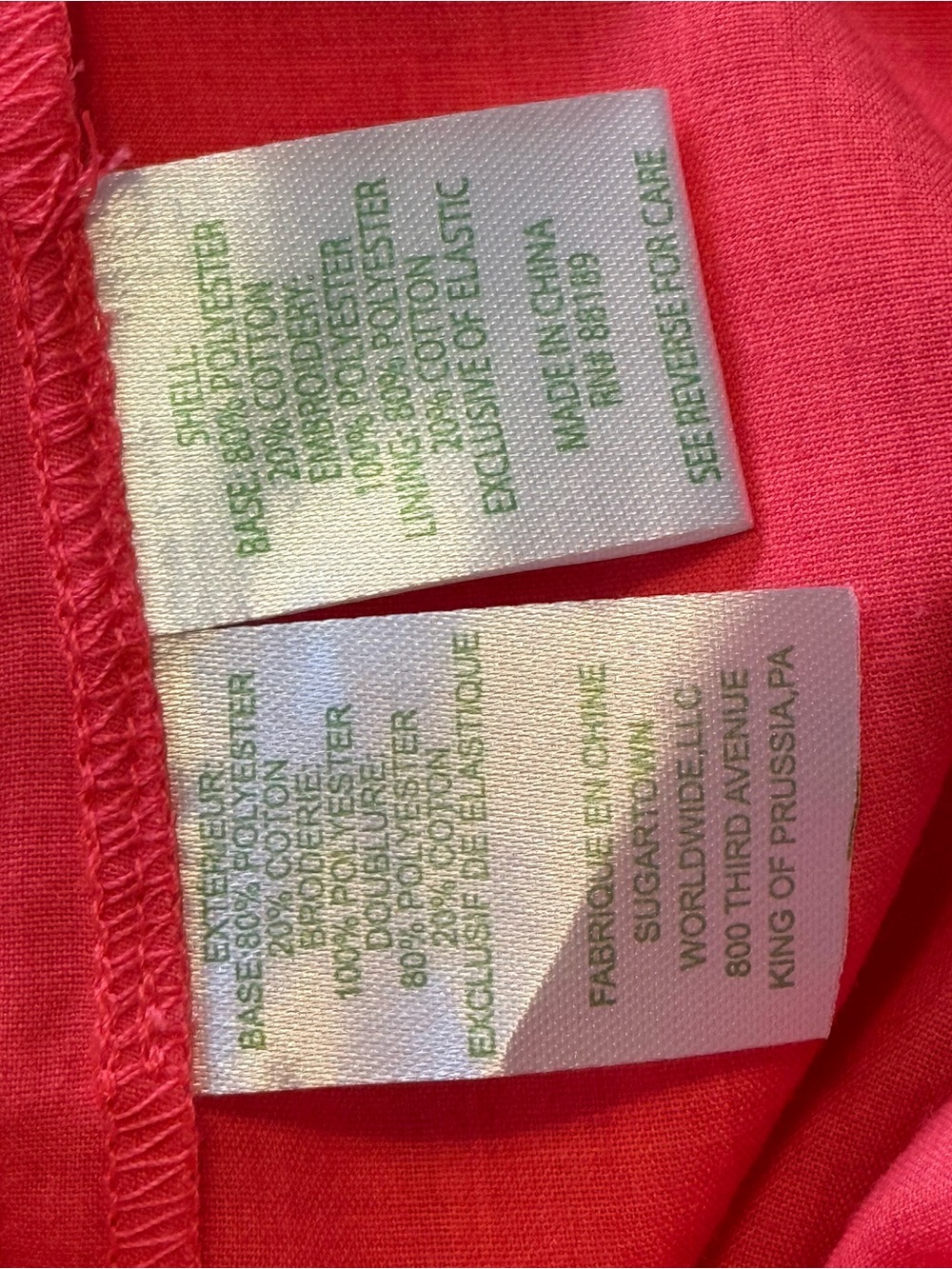 NWT! LILLY PULITZER: Jesse Ruffle Romper; Spicy Coral, 4 - Picture 4 of 7